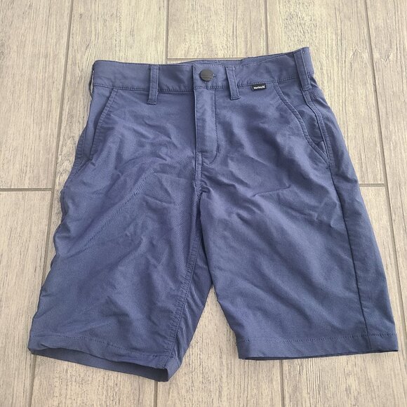 Hurley Boys Navy Blue Hybrid Shorts Size 10 Dri-Fit - Picture 2 of 9